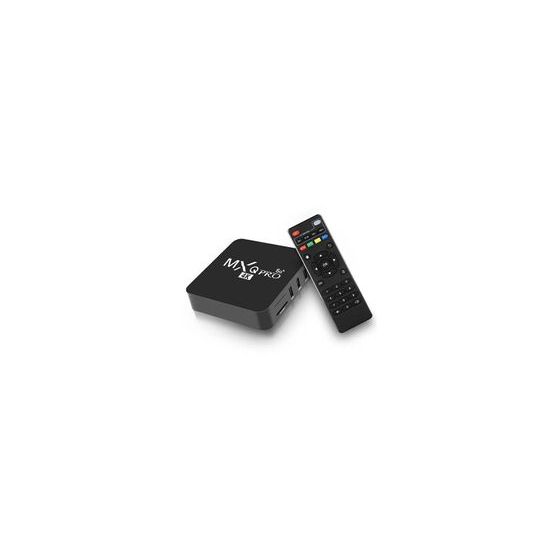 جهاز فك التشفير ام اكس كيو برو 4K، اسود - MXQ16GB