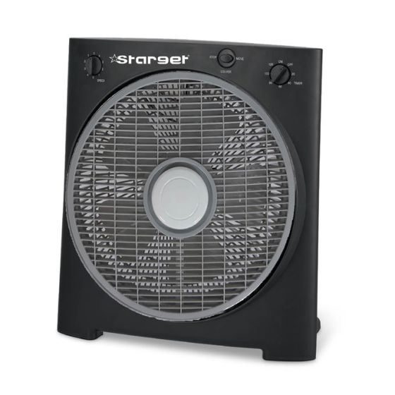 Starget Box Fan, 12 inches, black - ST-1212