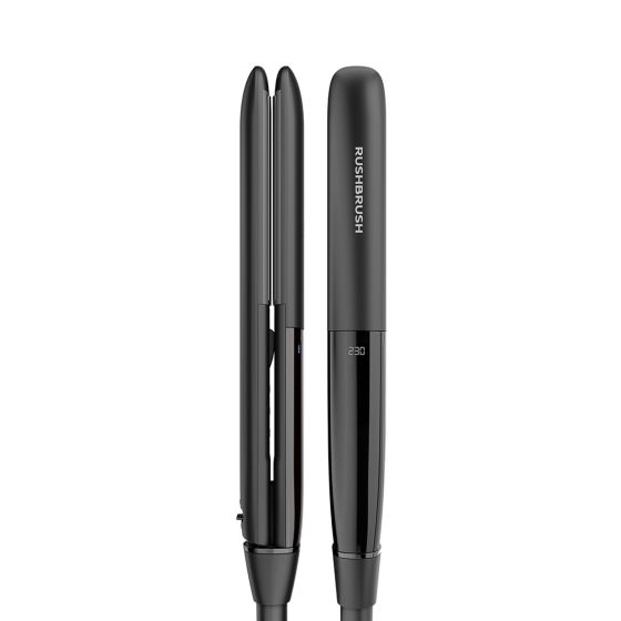 Rush Brush Hair Straightener, Black - X1 Pro