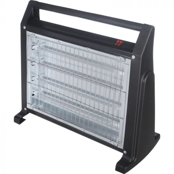 Zada Electric Heater, 4 Candles, 2000 Watt, Black - ZQH-175