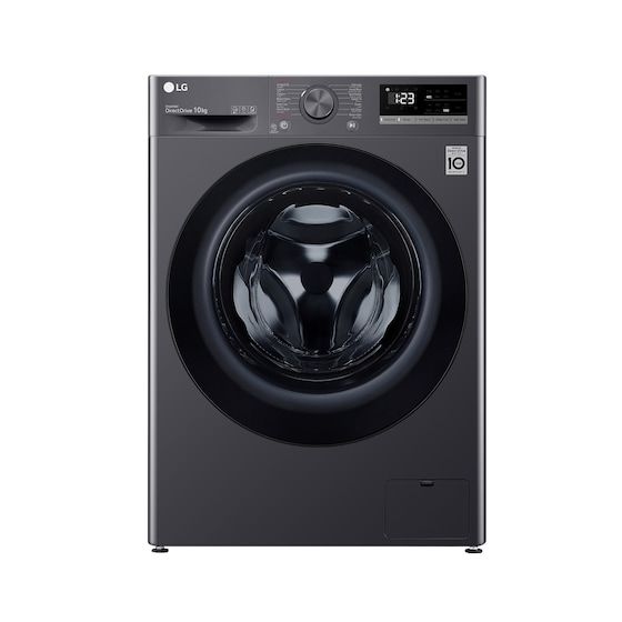 LG Vivace Front Load Inverter Washing Machine, 10KG, Black - F4Y3RYGYJV