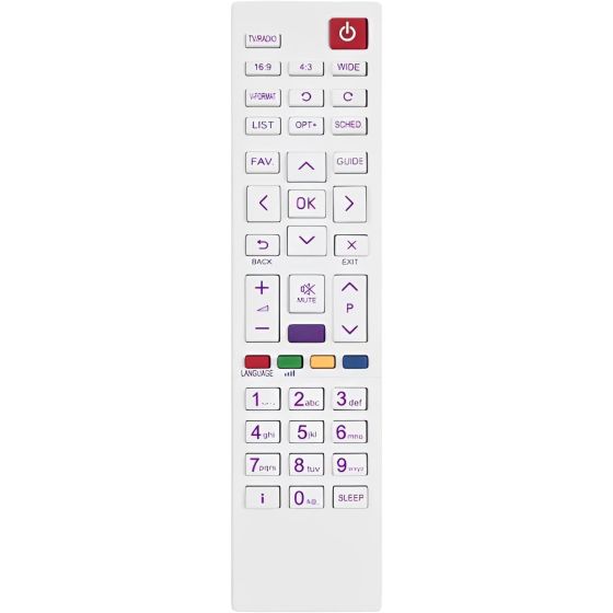 Remote Control for beIN Sports Receiver - White