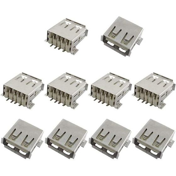 Arduino USB Connector on PCB A Type Female Jack (10 Pieces)