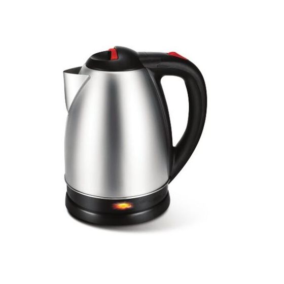 Flamngo Electric Water Kettle, 1.8 Liters, 1500 Watt, Black and Silver - FM-4000