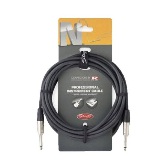 Stagg N Series Male to Male Audio Cable, 20 ft, Black - NGC6R
