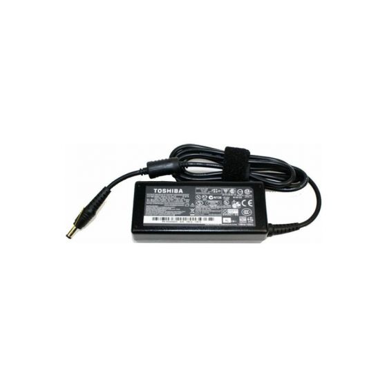Toshiba Laptop Charger, 19 Volt, 3.42A - Black