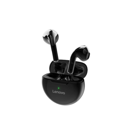 Lenovo True Wireless Earphones with Microphone, Black  - HT38