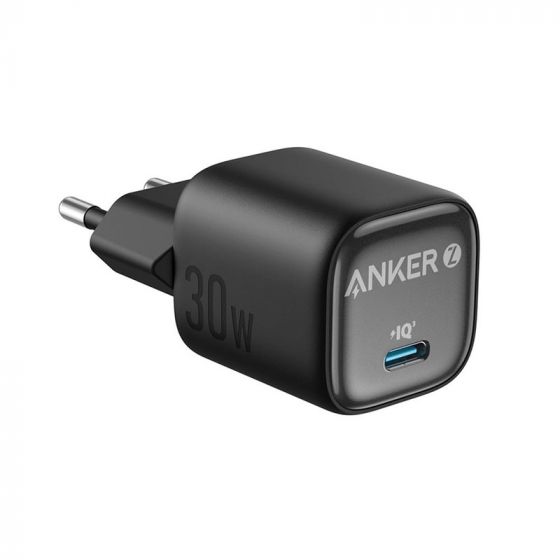 Anker Zolo Wall Charger, 30 Watt, USB-C Port, Black - A2698L11