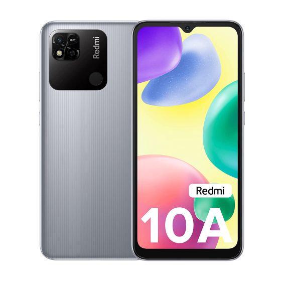 شاومي ريدمي 10A بشريحتين، 64 جيجا، رام 4 جيجا، شبكة 4G LTE - رمادي - ضمان دولى