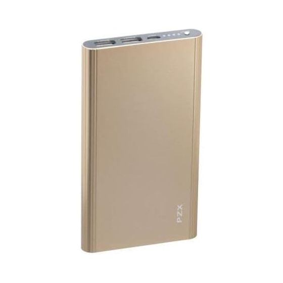 PZX Wired Power Bank, 2 Ports, 20000 mAh, Gold - C158