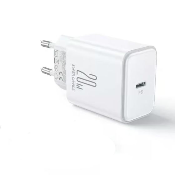 Joyroom Wall Charger, 1 USB Port, 20W, White - JR-TCF06