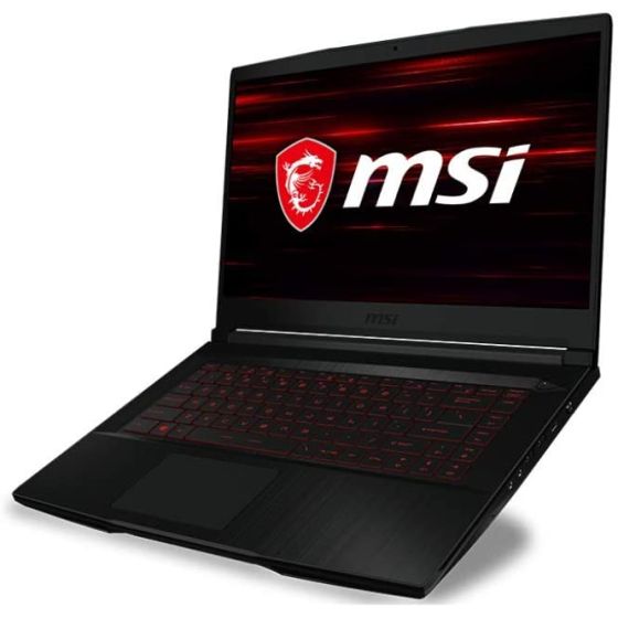 MSI GF63 Thin 10UD Gaming Laptop, Intel Core i7-10750H, 15.6 Inch FHD, 144Hz, 1TB HDD and 256GB SSD, 16GB RAM, NVIDIA RTX 3050 Ti Max-Q 4GB, Windows 10 - Black
