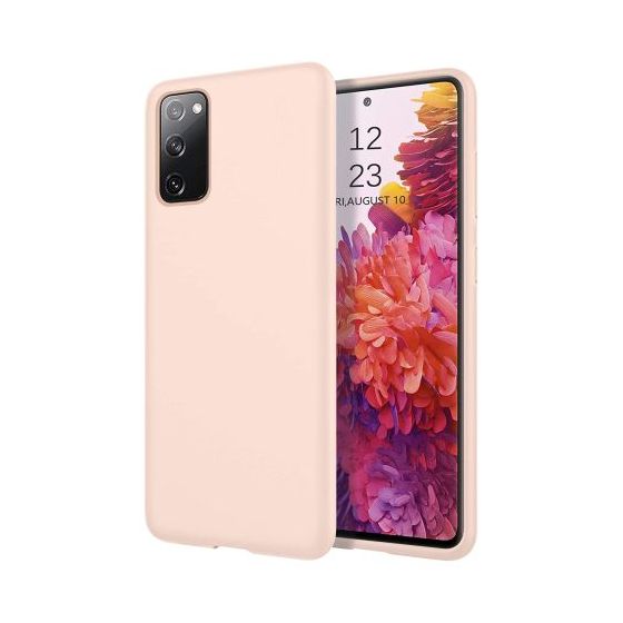 Stratg Silicone Back Cover for Samsung Galaxy S20 Fe 2020 and S20 Fe 2022 - Rose