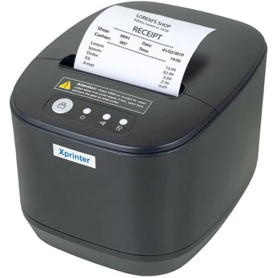 Xprinter Thermal Receipt Printer, Black- XP-Q833L