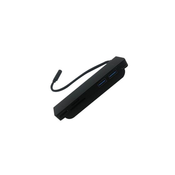 موزع USB بعدد 6 منافذ - اسود