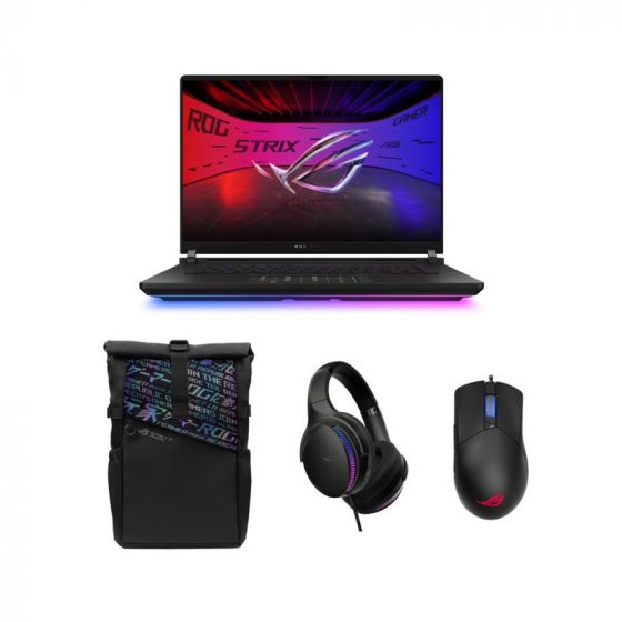 لاب توب اسوس روج ستريكس سكار 16 G635LR-AI321W، انتل كور الترا 9 275HX، هارد 1 تيرا SSD، رام 32 جيجا، شاشة IPS مقاس 16 بوصة، دقة WQXGA، بمعدل تحديث 240 هرتز، كارت شاشة انفيديا جي فورس RTX 5070TI سعة 12 جيجا، ويندوز 11 - اسود اوف، مع حقيبة، ماوس،سماعة