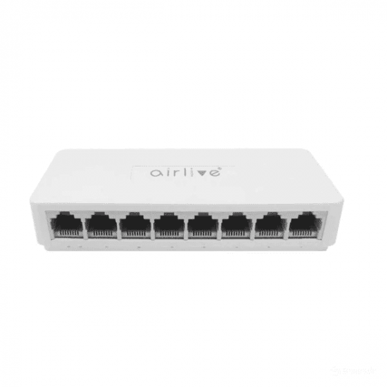 Airlive Ethernet Desktop Switch, 8 Ports, White - Live-8GT