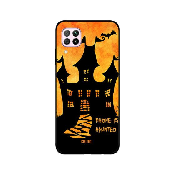 جراب ظهر سيليتو بطبعة عبارة Haunted Phone لهواوي نوفا 7i