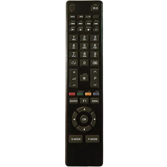 ريموت كنترولل لتلفزيون توشيبا CT-32F2 - اسود