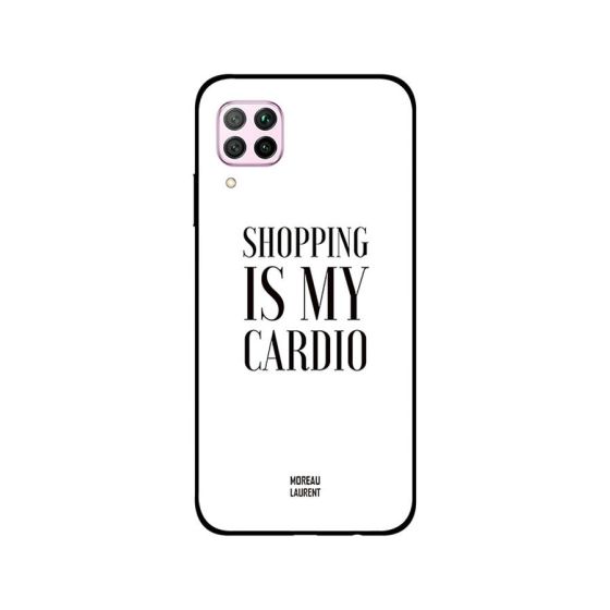 Moreau Laurent Shopping Is My Cardio Printed Back Cover for Huawei Nova 7i