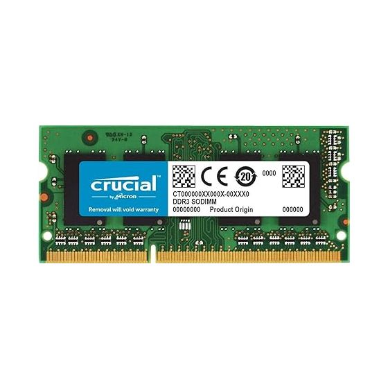 Crucial SODIMM DDR3 RAM, 4GB - CT51264BF160BJ