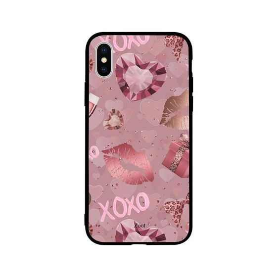 Xoxo Printed Back Cover for Apple iPhone XS