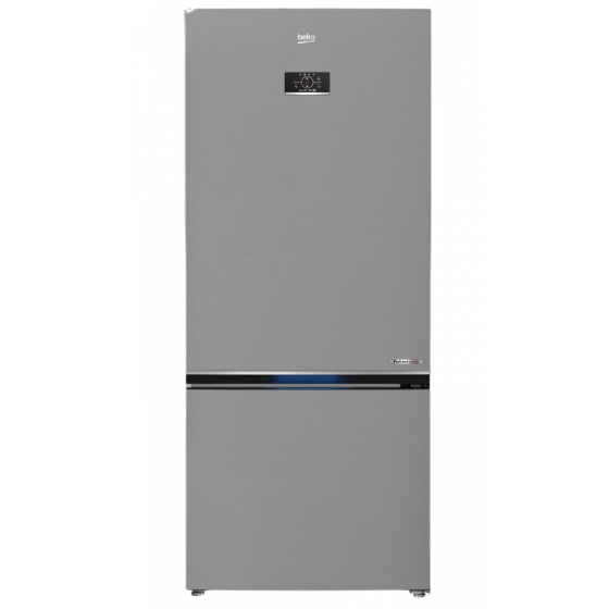 Beko No Frost Refrigerator, 509 Liters, Titanium Inox - RCNE590E35ZXP2
