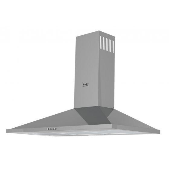 Purity ETO Pro Plus Built-In Pyramid Hood, 90 CM - Silver