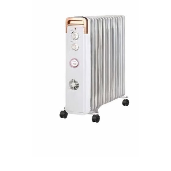 Raslan Oil Heater, 11 Candles, White- Rs-11vm