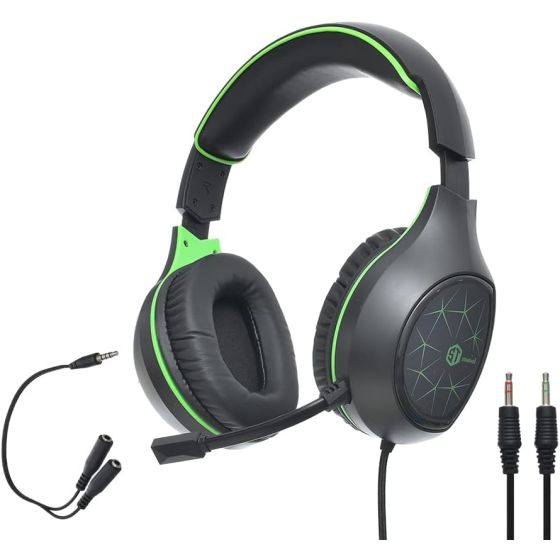 سماعة راس ستريو للالعاب مزودة بميكروفون مرن ومنفذ USB للكمبيوتر - متعدد الألوان- GM-3502