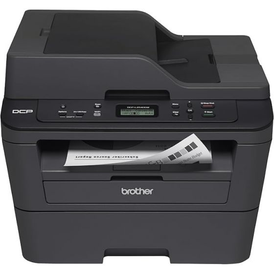 طابعة ليزر لاسلكية احادية اللون براذر متعددة الاستخدامات، اسود - DCP-L2540DW