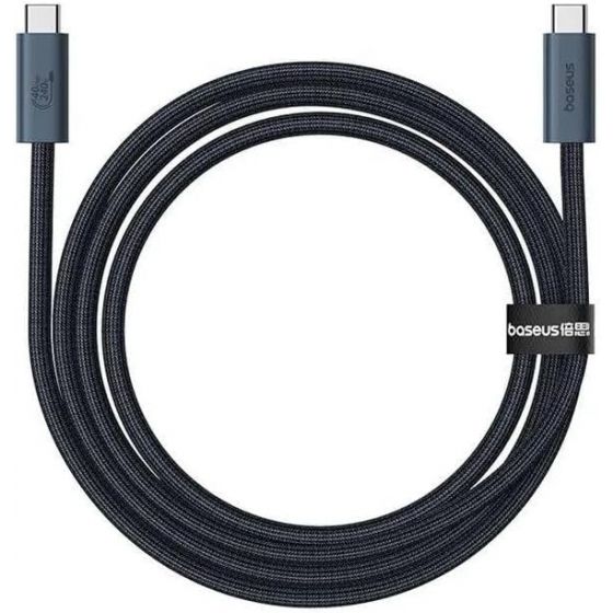 كابل من USB-C إلى USB-C باسيوس فلاش سيريز 2، بطول 1 م - اسود