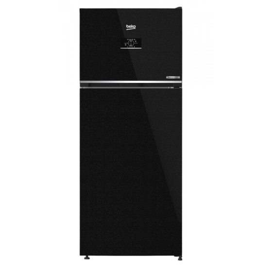 Beko No Frost Refrigerator, 455 Liters, Black - RDNE455M20XBIDB