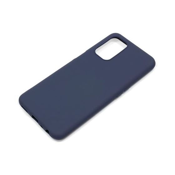 StraTG Silicon Back Cover for Oppo A74 and A95 4G  - Dark Blue