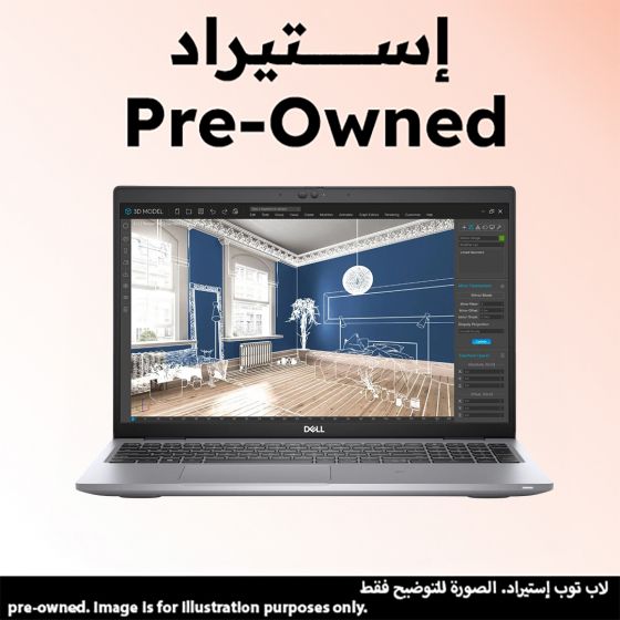 لاب توب ديل بريسيشن 3560، انتل كور i7-1165G7، هارد SSD سعة 512 جيجا، رام 16 جيجا، شاشة FHD مقاس 15.6 بوصة، كارت شاشة انفيديا T500 سعة 2GB، ويندوز 11 - فضي (استيراد)، فئة أ، ضمان 6 أشهر
