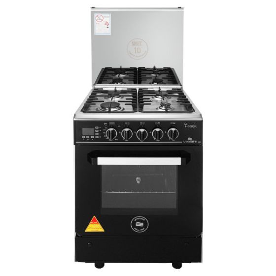 Unionaire I Cook Smart Gas Cooker, 4 Burners, Stainless Steel - C66SSGC511-ITSF-2W-AL