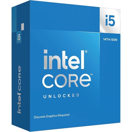 معالج كمبيوتر مكتبي i5 14600KF، بـ 14 نواة ، ذاكرة مؤقتة سعة 152 ميجا، سرعة تصل الى 5.3 جيجا هرتز - مقبس LGA 771