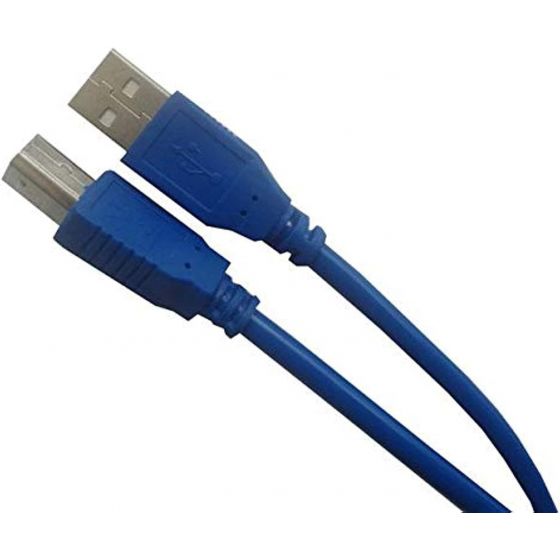 كابل طابعة USB الي USB، 1.5 متر - ازرق