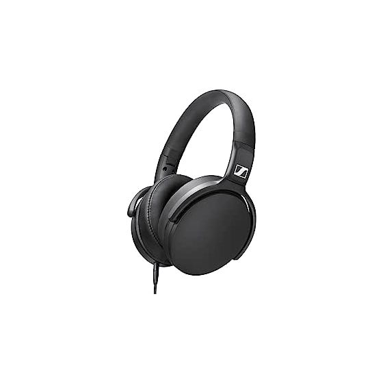 Sennheiser HD 400S Closed Back, Around Ear Headphone with One-Button Smart Remote on Detachable Cable
