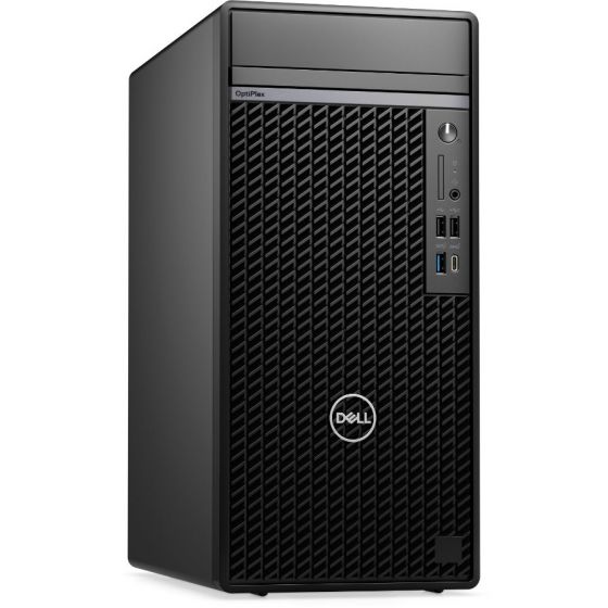 كيسة كمبيوتر ديل أوبتيبلكس 7020 بلس تاور، معالج إنتل كور i7-14700، سعة 512 جيجابايت SSD، ذاكرة تخزين عشوائية 8 جيجابايت رام، كارت شاشة  إنتل UHD، نظام فري دوس - أسود