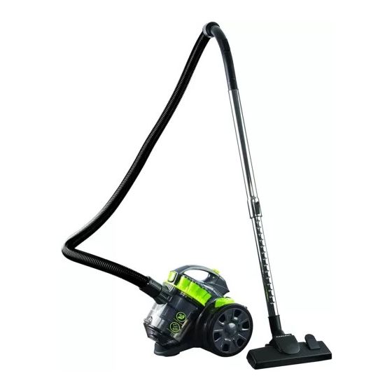 Daewoo Bagless Vacuum Cleaner, 700 Watt, Black and Green - FLR00046