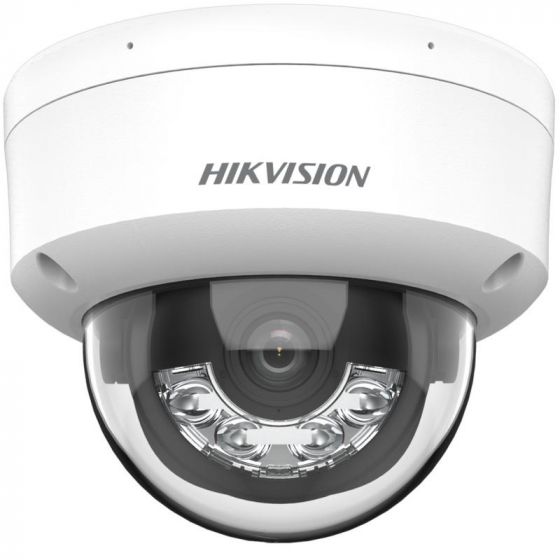 Hikvision Dome Network Intdoor Security Camera, 6MP, White - DS-2CD1163G2-LIU-F