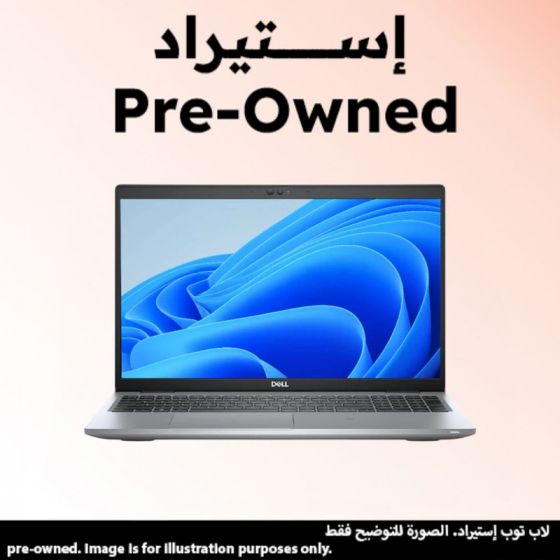 Dell Latitude 5520 Laptop, Intel Core i5-1135G7, 256GB SSD, 16GB RAM, 15.6 Inch FHD Anti-Glare Display, Intel Iris Xe Graphics, Windows 10 Pro - Grey (Pre-Owned), Grade A, 6 Months Warranty