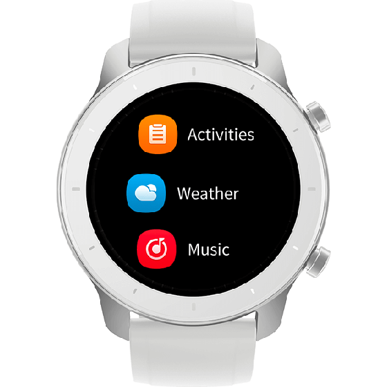 Amazfit GTR Smart Watch, 42mm - Moonlight White