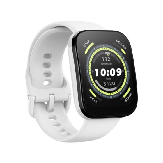 Amazfit Bip 5 Smart Watch, White Case and Strap - 6972596106814