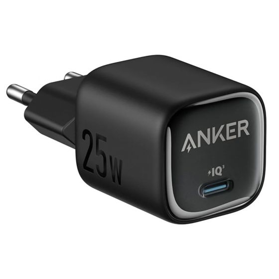 Anker Wall Charger, 25 Watt, USB-C, Black - A2656L11
