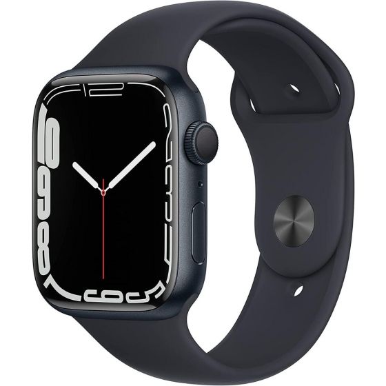 Apple Watch Series 7, 41mm, Sport Band - Midnight Black