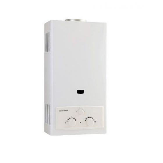 Ariston Gas Water Heater, 10 Liters, White - DGI10LCFLPG