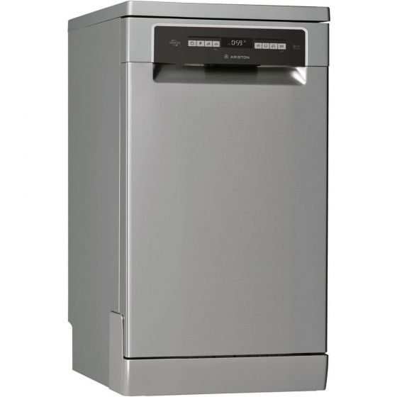 Ariston Dishwasher, 10 Persons, 8 Programs, Silver- LSFO 3T223 W X