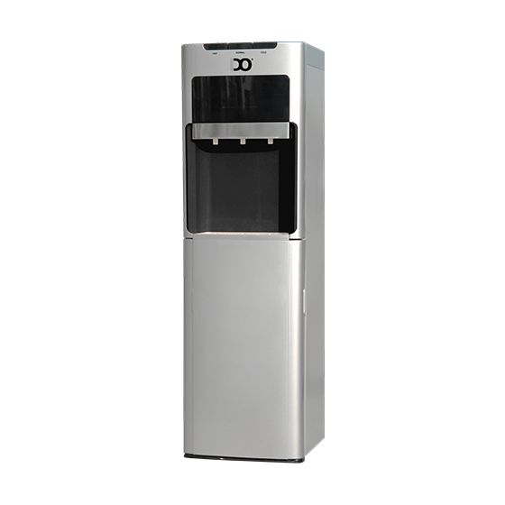 IDO Hot, Cold and Normal Water Dispenser , 3 Taps, Black and Silver- WD301BL-SV